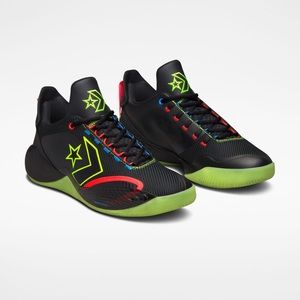 Converse All Star BB Shift Monster Clash Black Bolt Basketball Shoes men’s 13